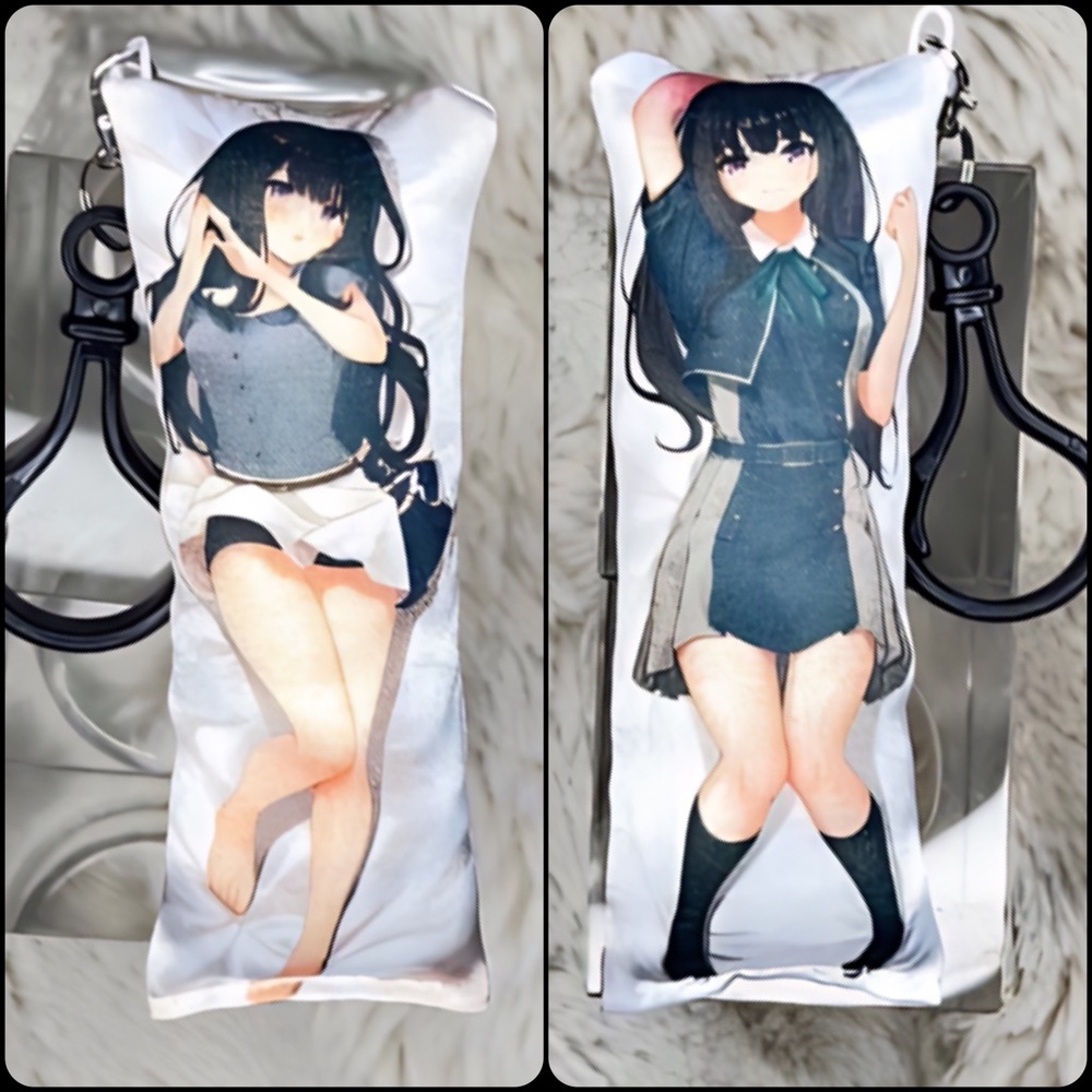 Handmade Anime Takina Inoue Lycoris Recoil Anxiety Relief Plush Keychain